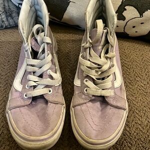 Lavender Vans size 4.0